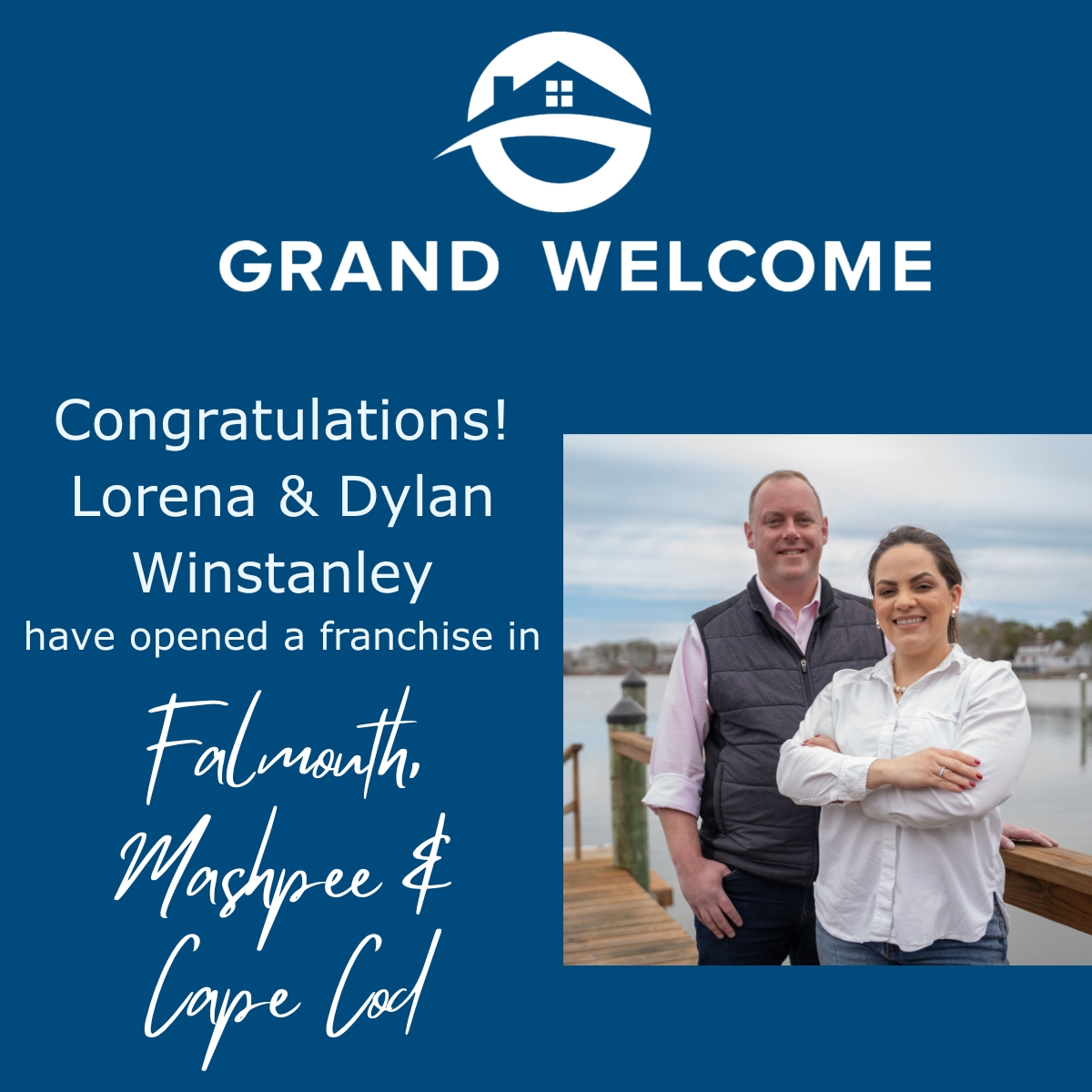 Featured image for “Welcome to New Franchise Owners Lorena and Dylan Winstanley in Falmouth, Mashpee, and Cape Cod”